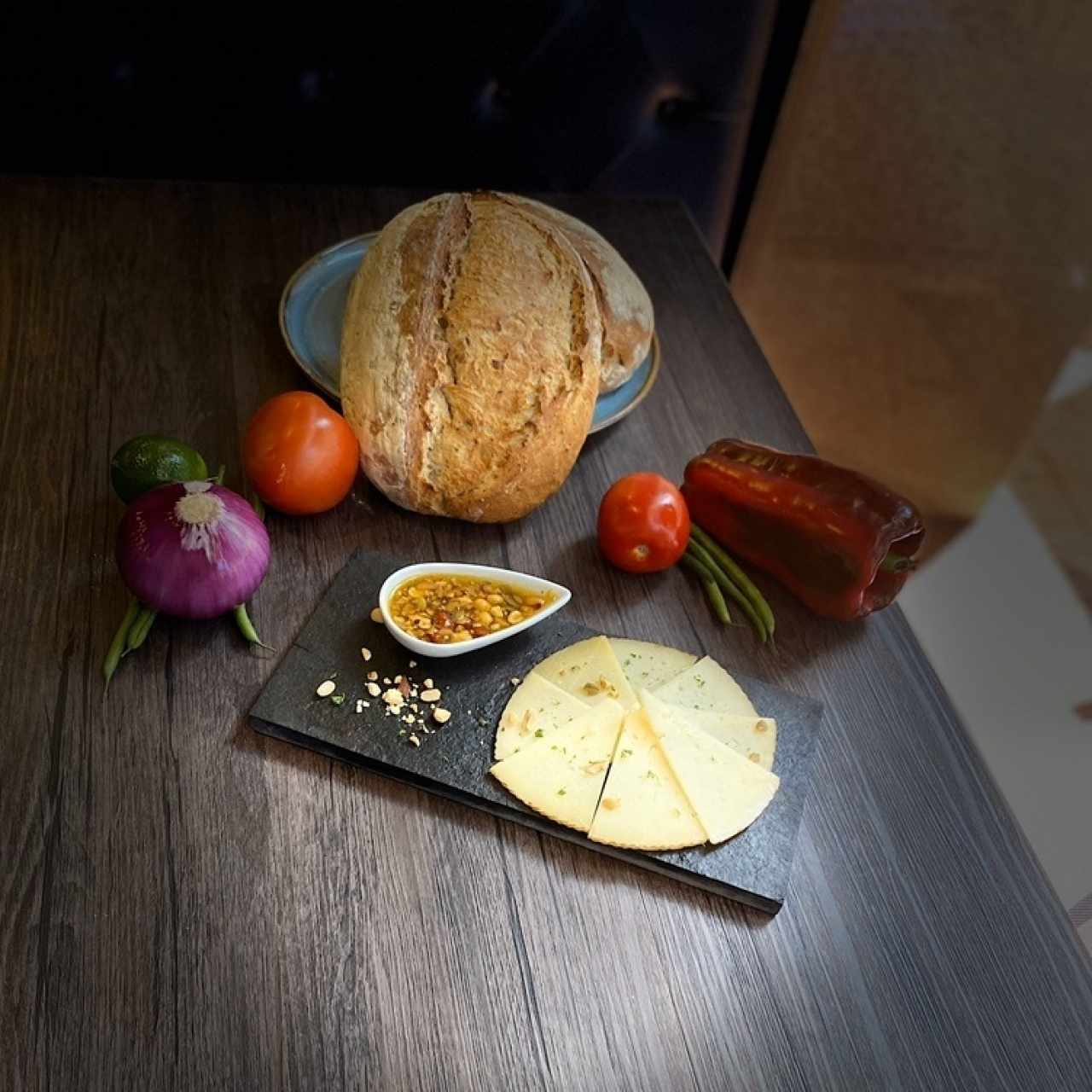 tapa de queso manchego