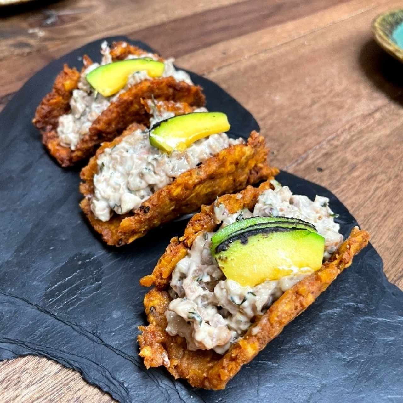 tacos con panceta acevichada 