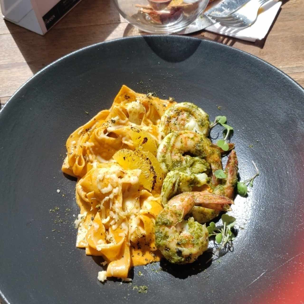 Pasta con Langostinos