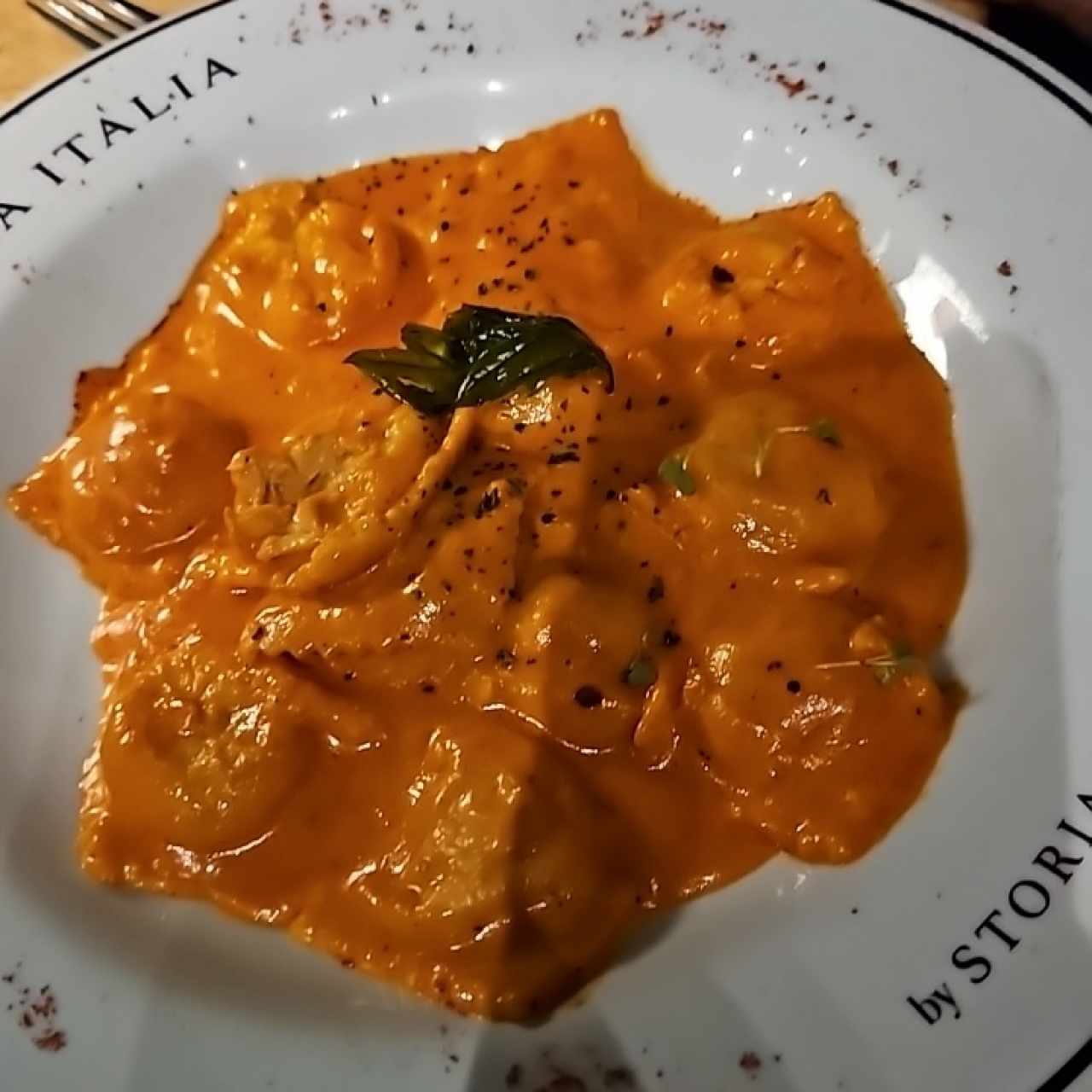 raviolis de salmon
