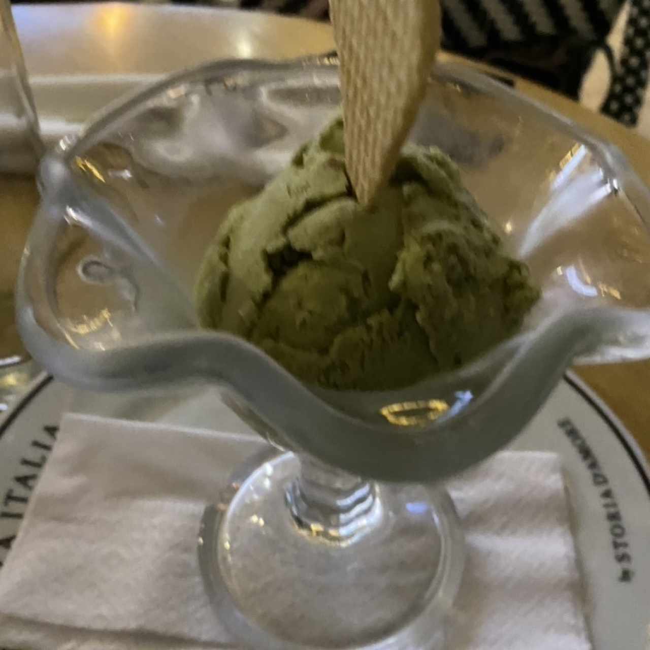 Helado de pistaccio 