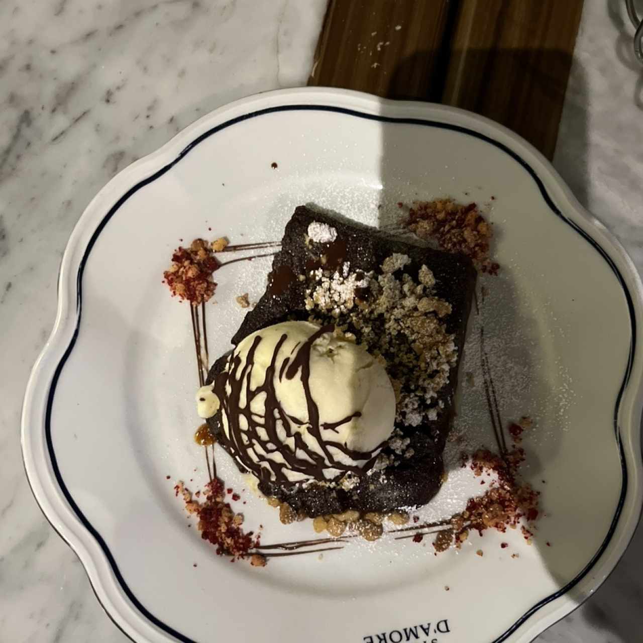 Brownie con Gelato