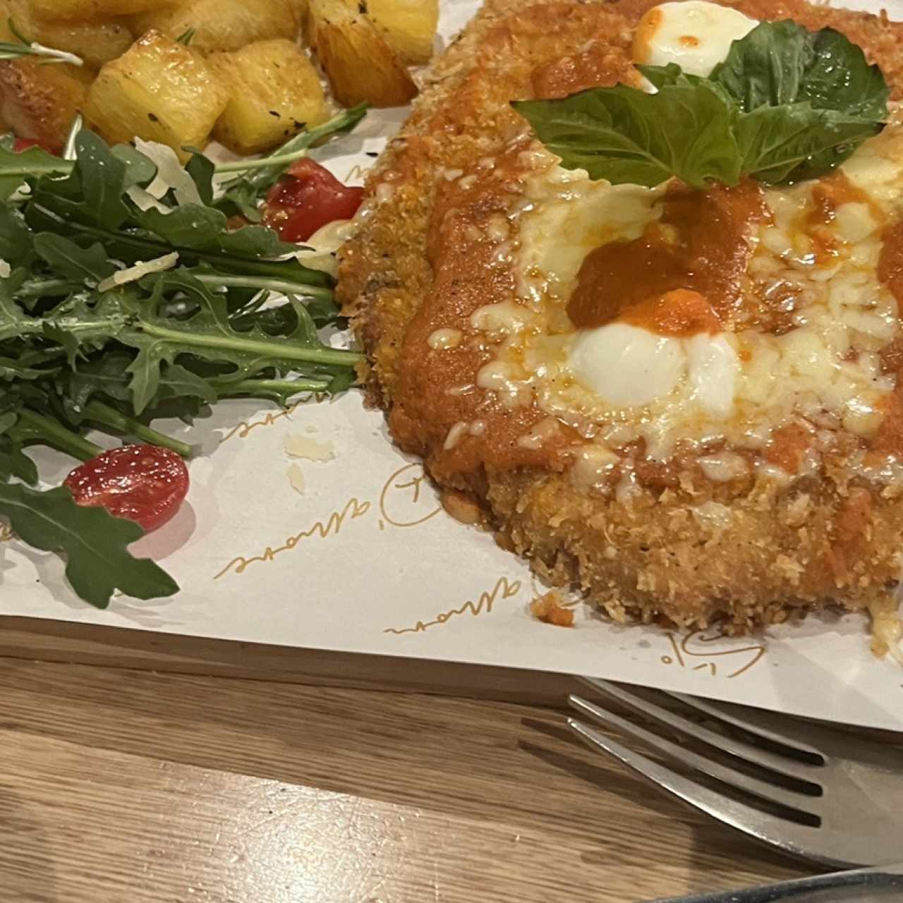 Pollo a la parmesana