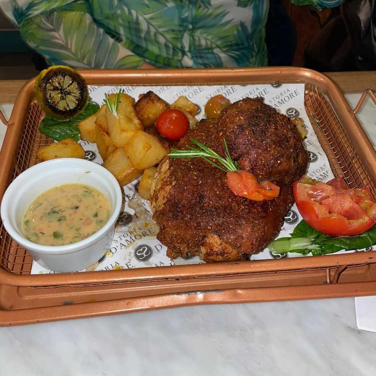 Pollo al romero