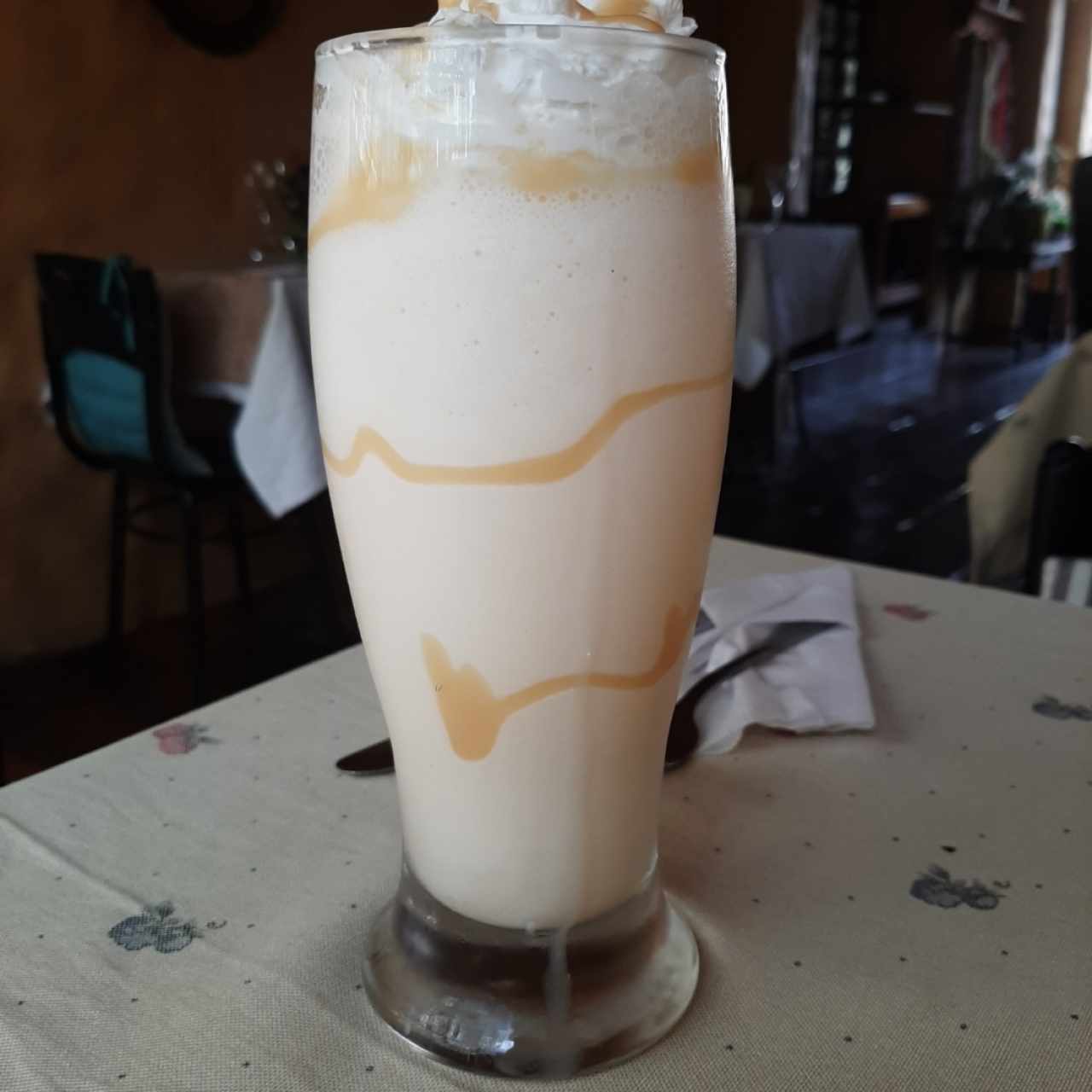 Malteada de maracuyá.