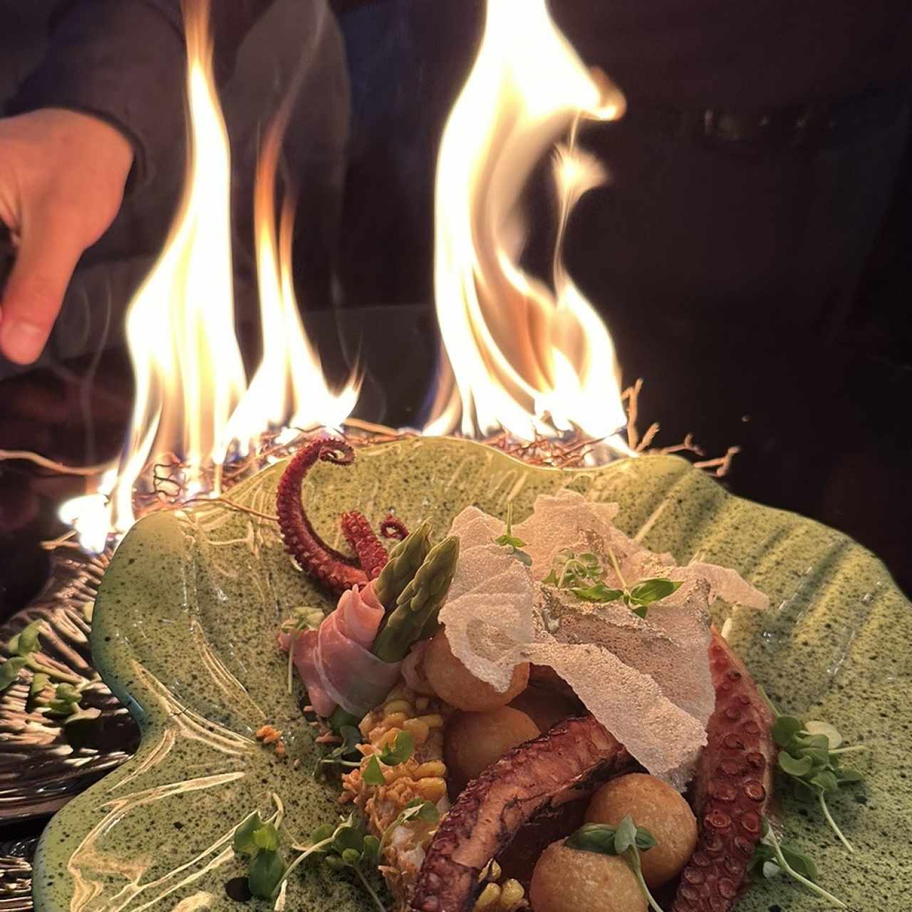 Pulpo a la brasa 