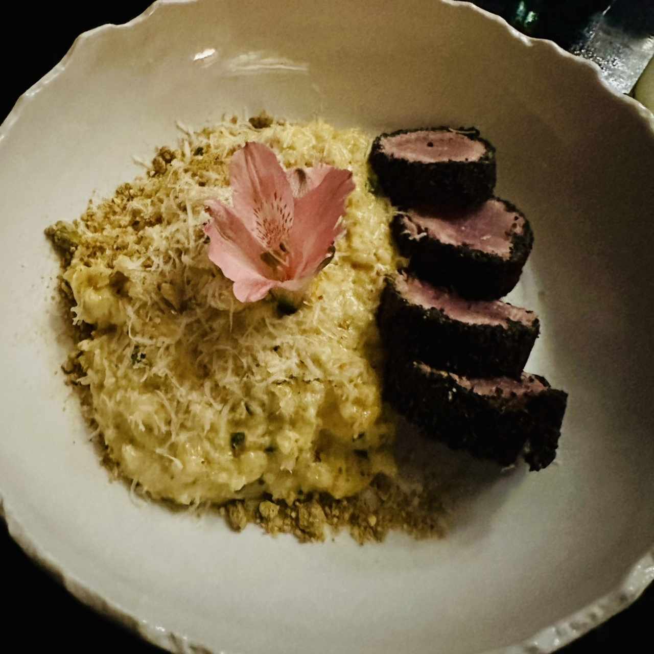 Atun con risotto