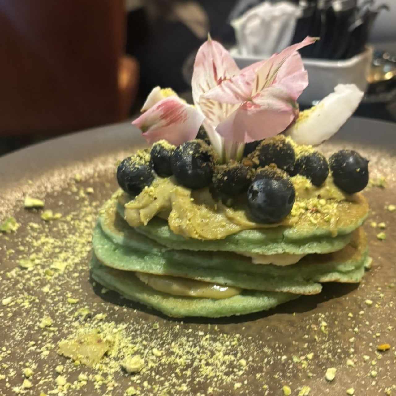 Pistacho Pancakes 