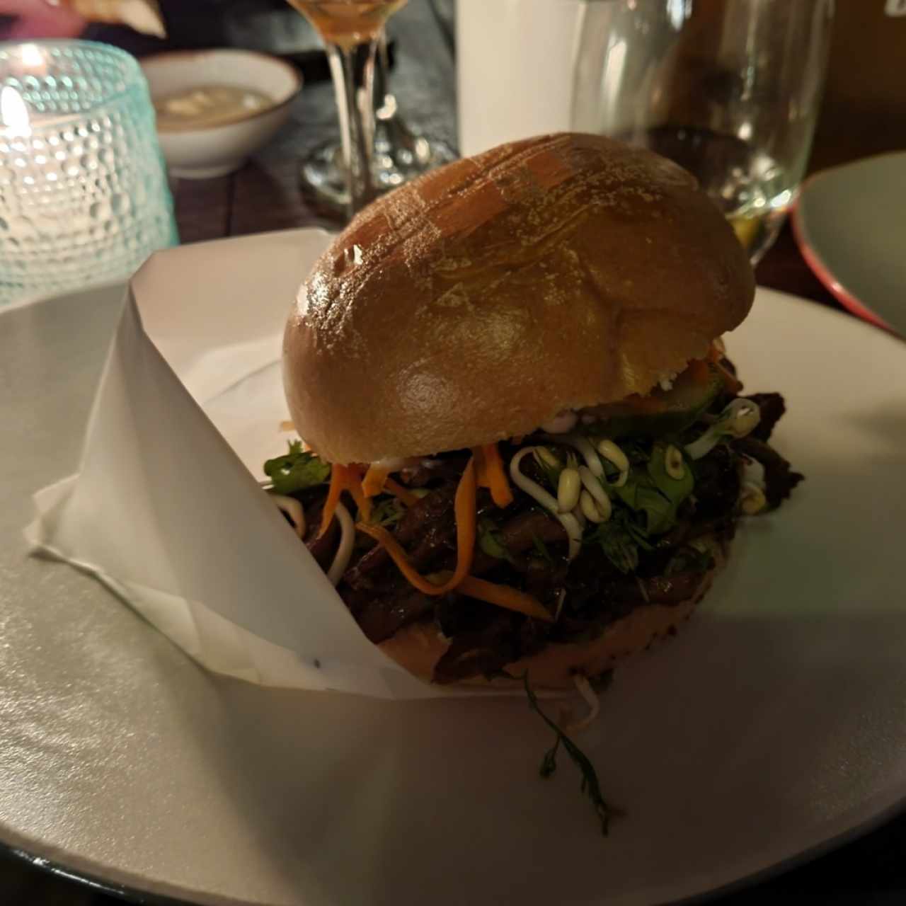 Sanduche de pulled pork