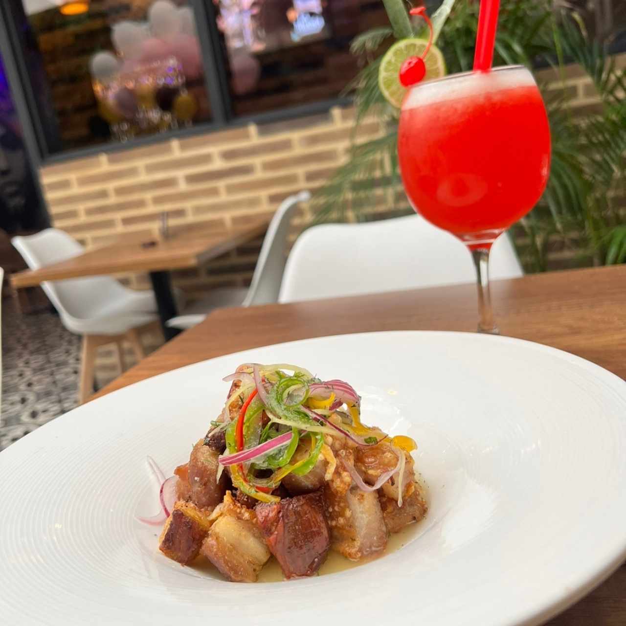 Ceviche de chicharron 