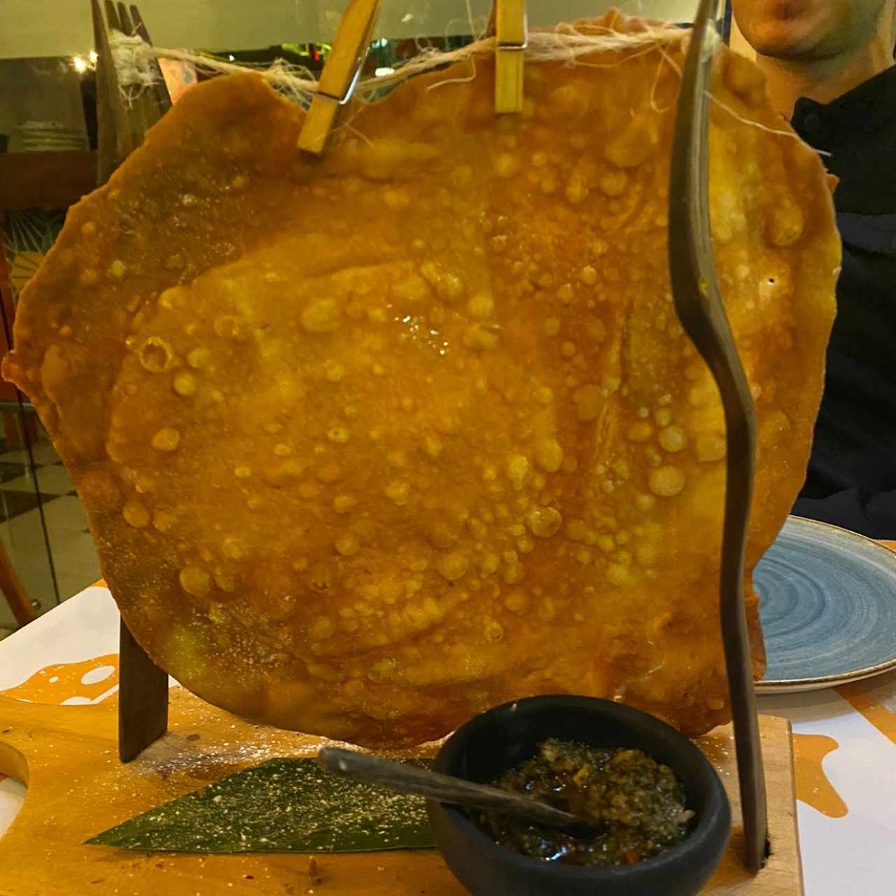 Arepuela con Chimichuri