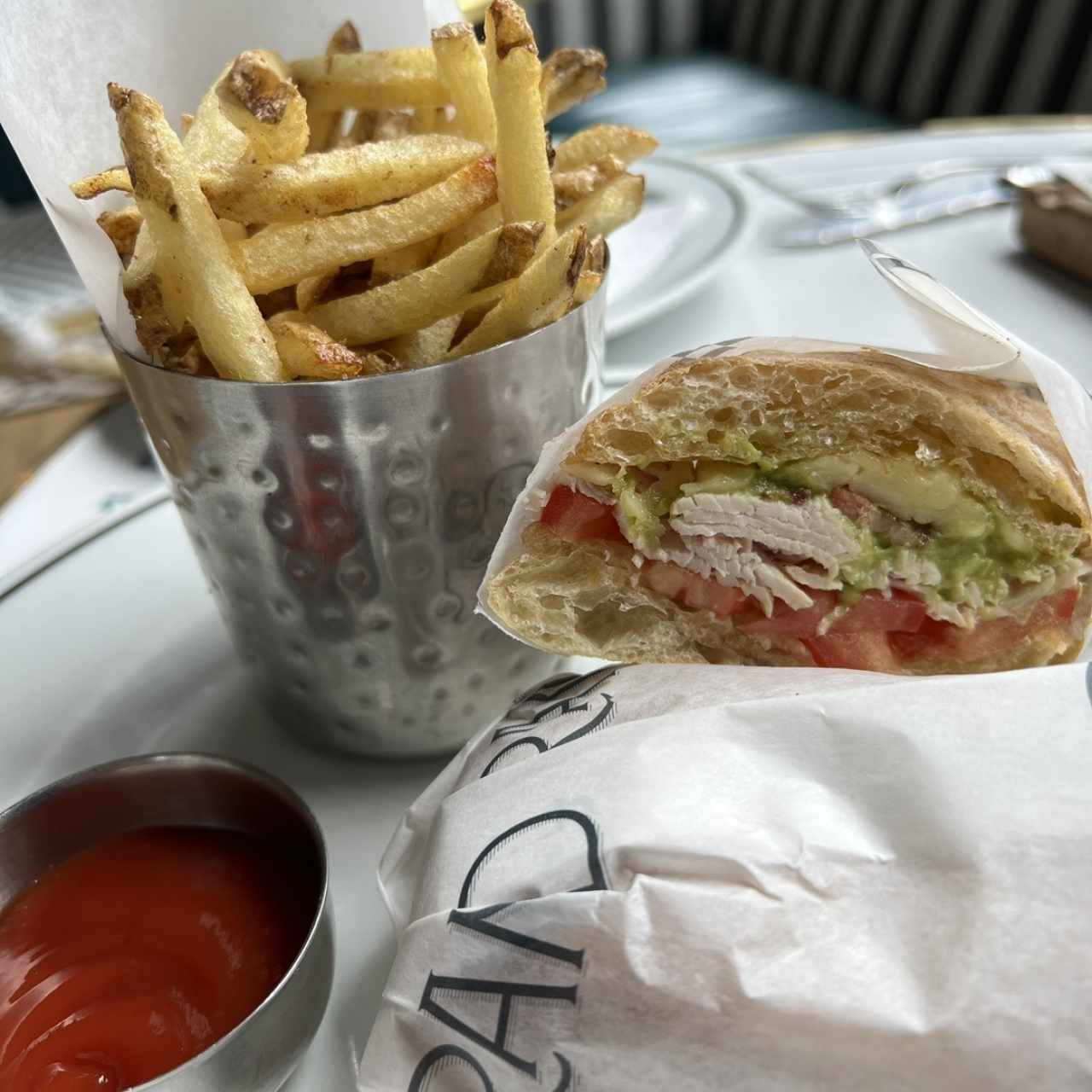 Sándwich de pavo