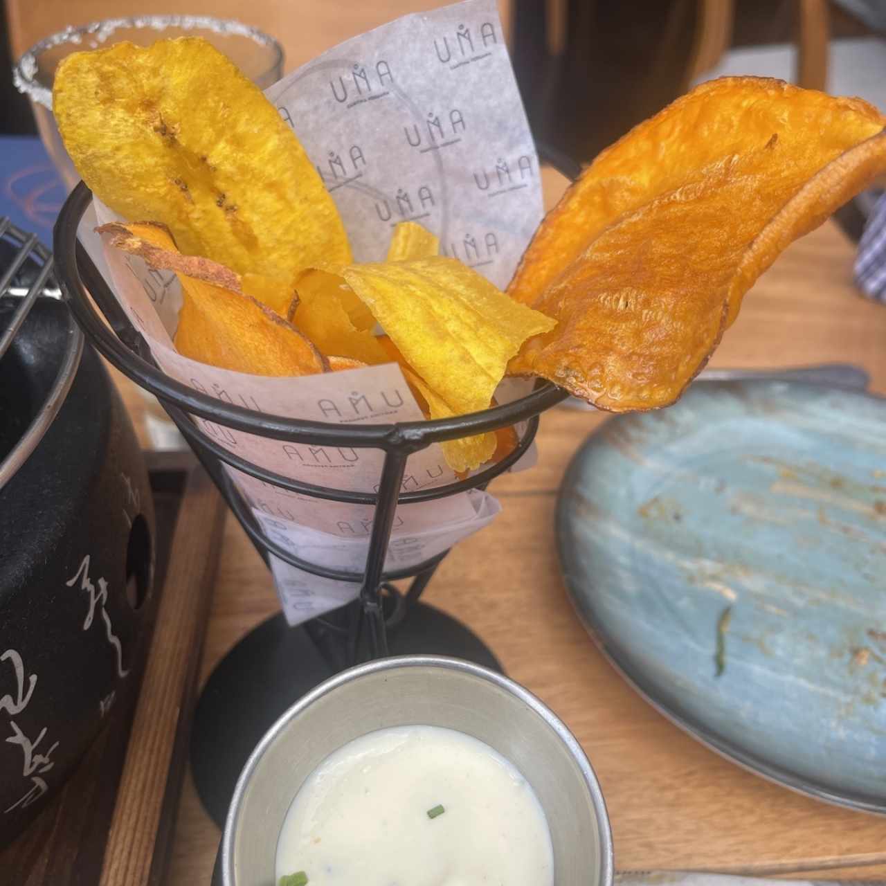 Platanos y camote 