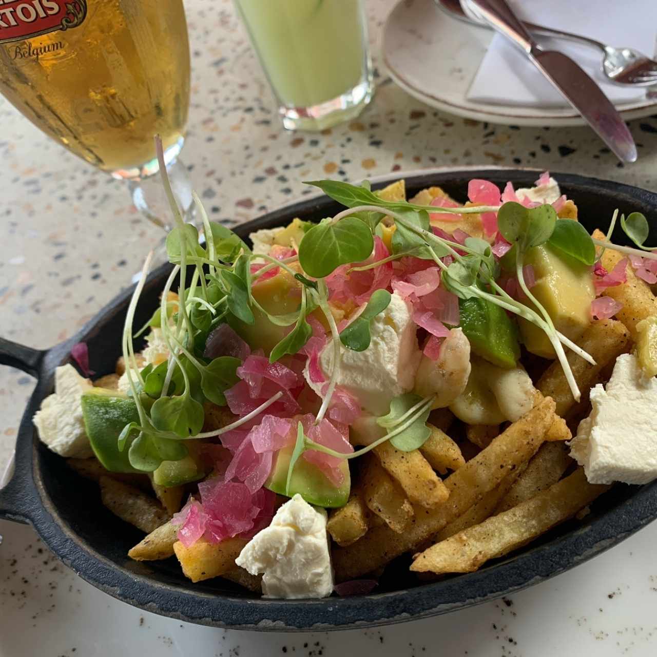 Frites especiles vegetarianas