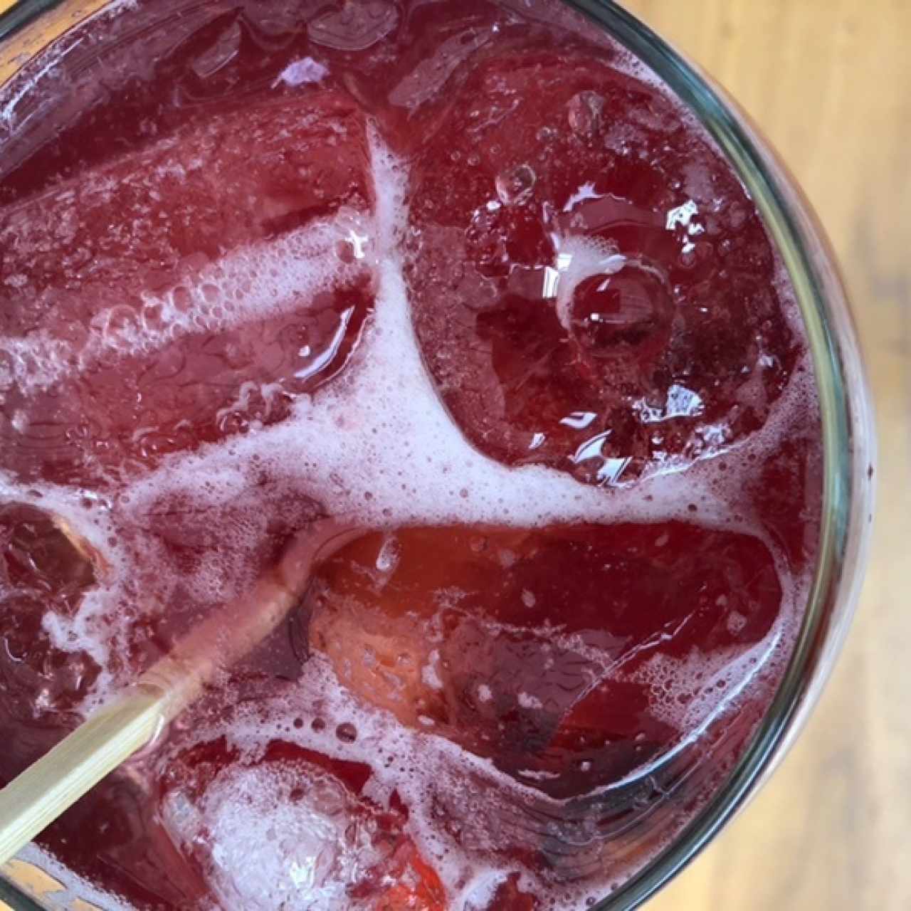Soda frutos rojos