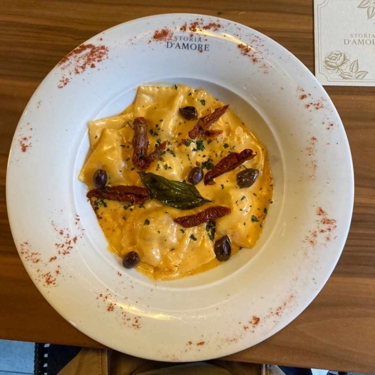Ravioli de salmón