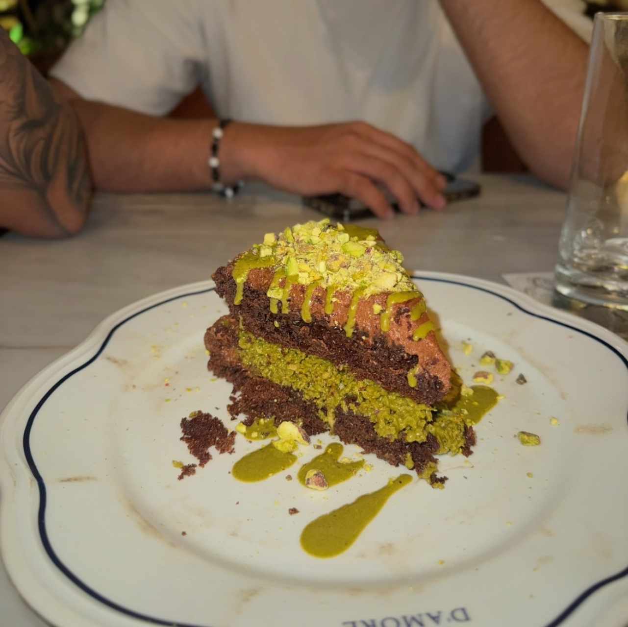 Postre - Torta Choco Pistacho