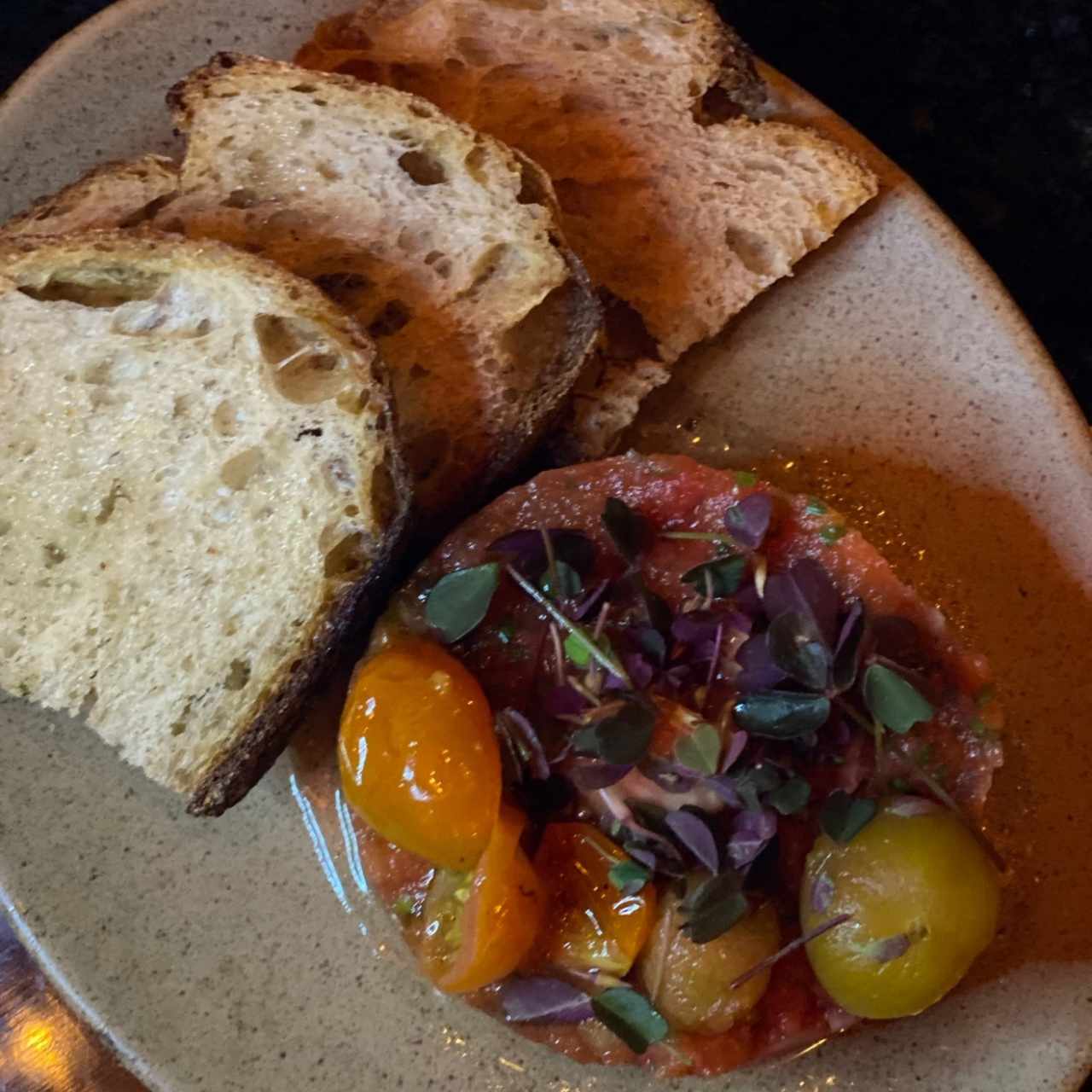 tartar de tomate 