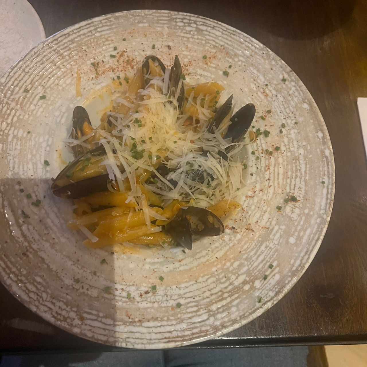 Salmon pasta corta