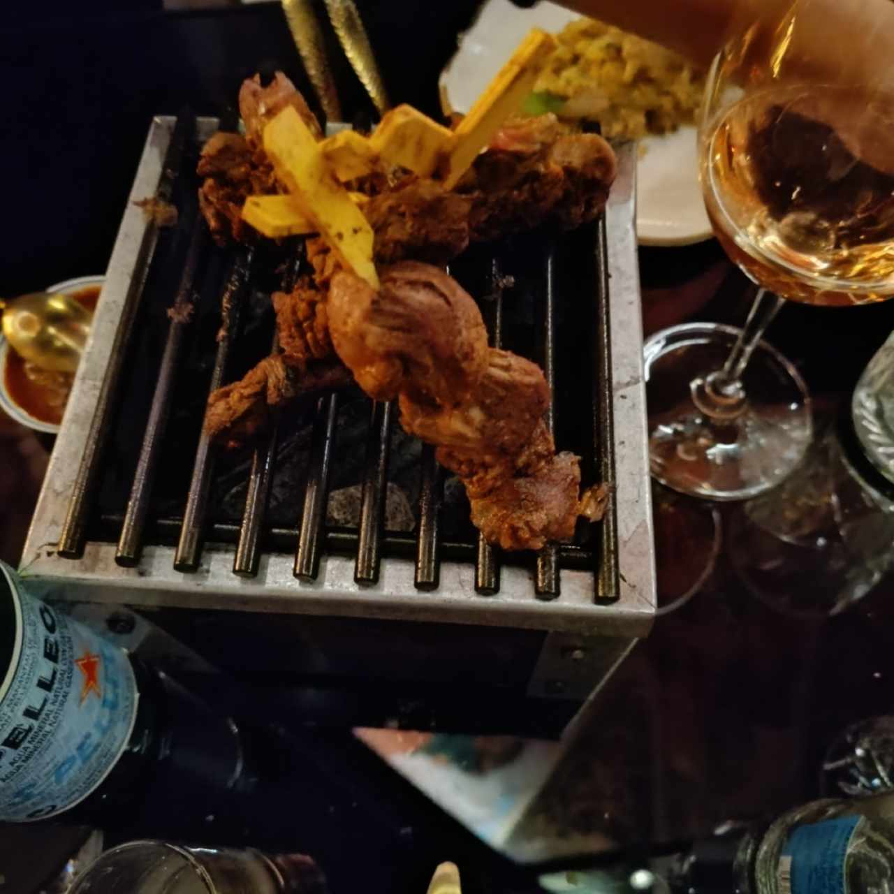pinchos de entraña