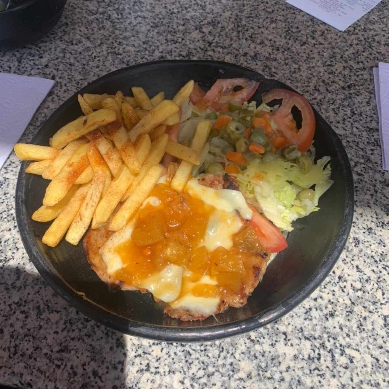 Lomo cerdo a la hawaiana