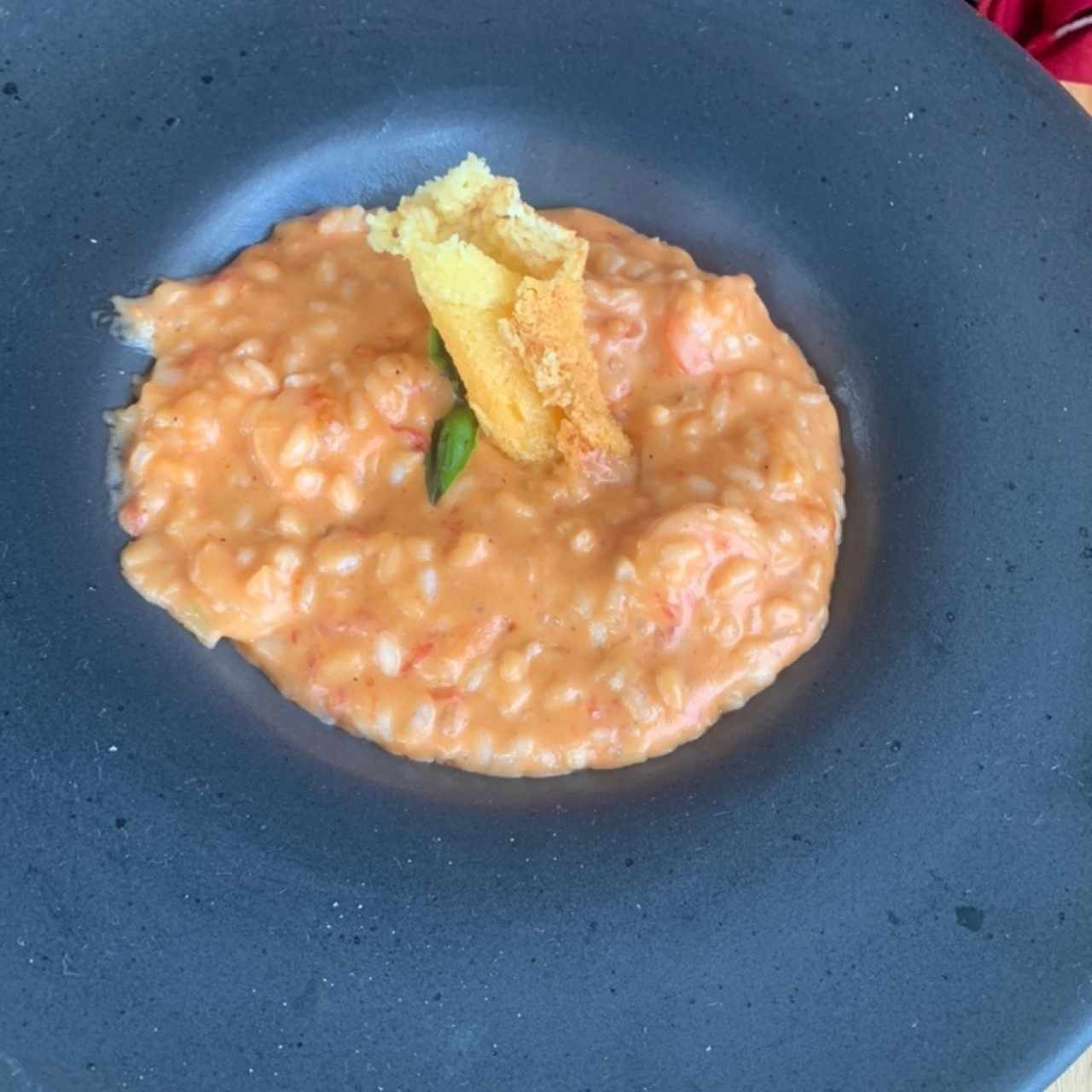 Rissoto camarones 