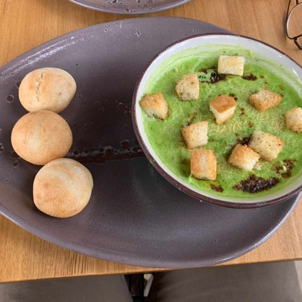 Crema de espinacas 