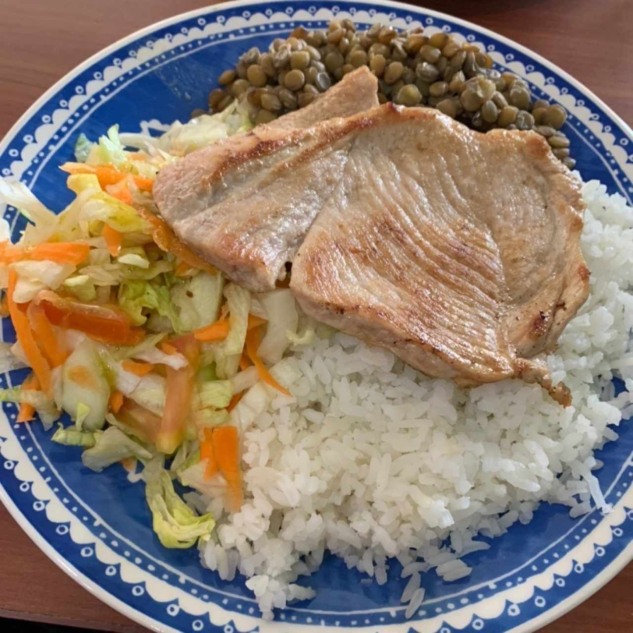 Cerdo a la plancha