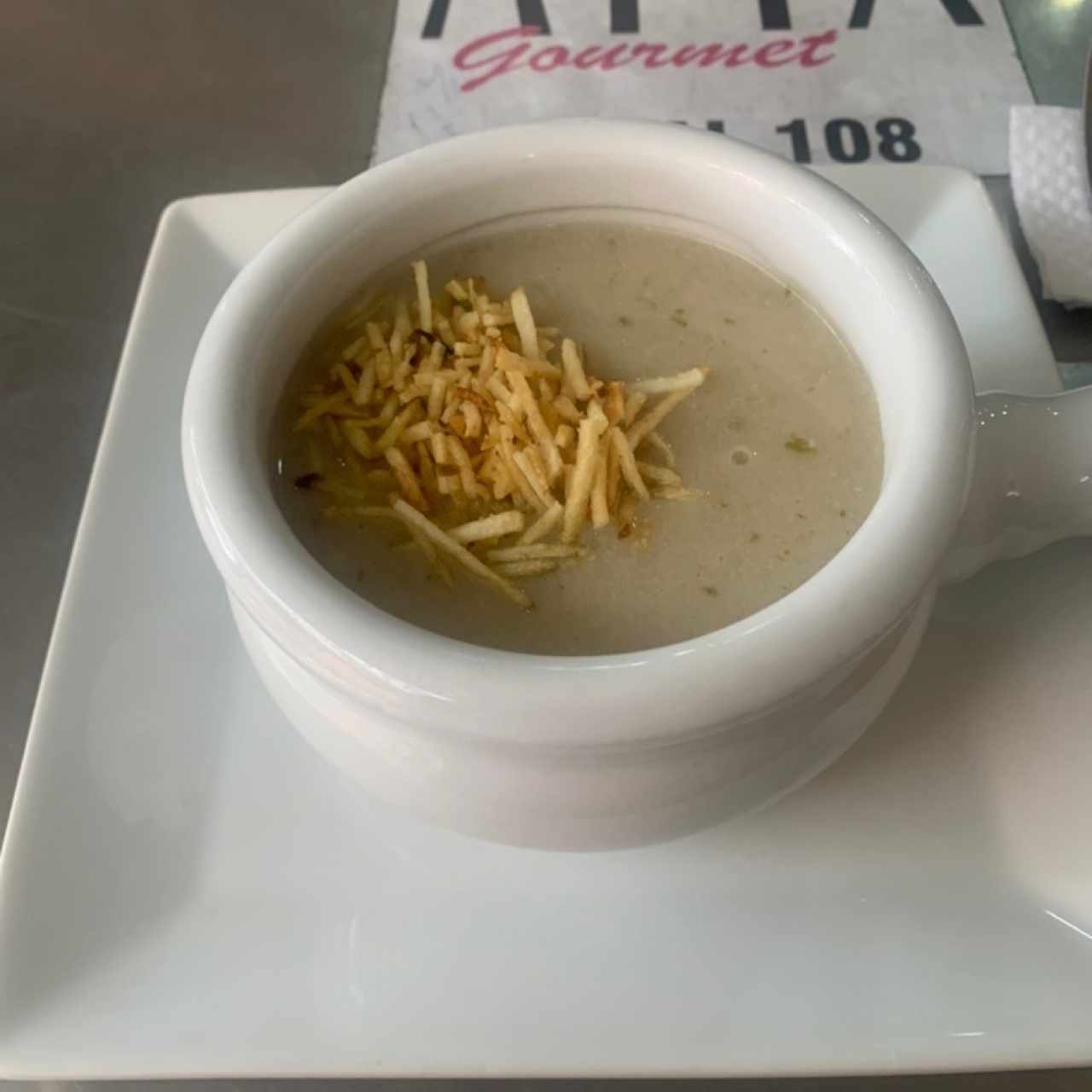 Crema de pollo