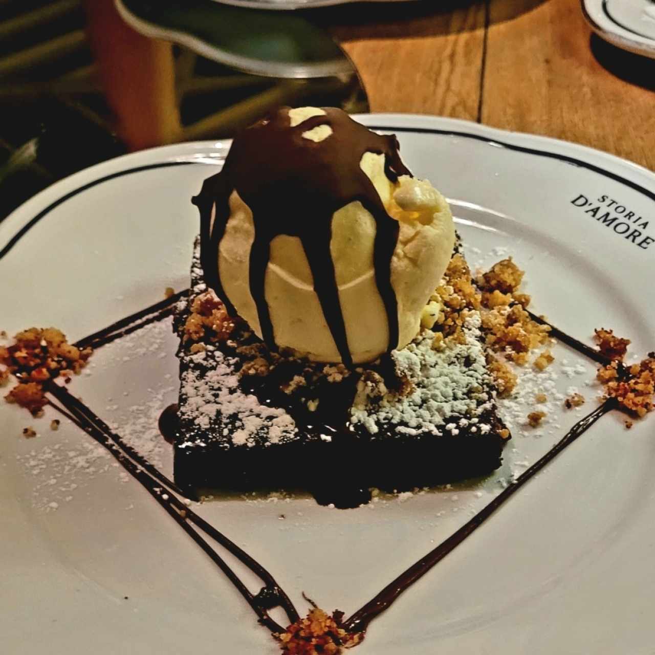 Postre de helado
