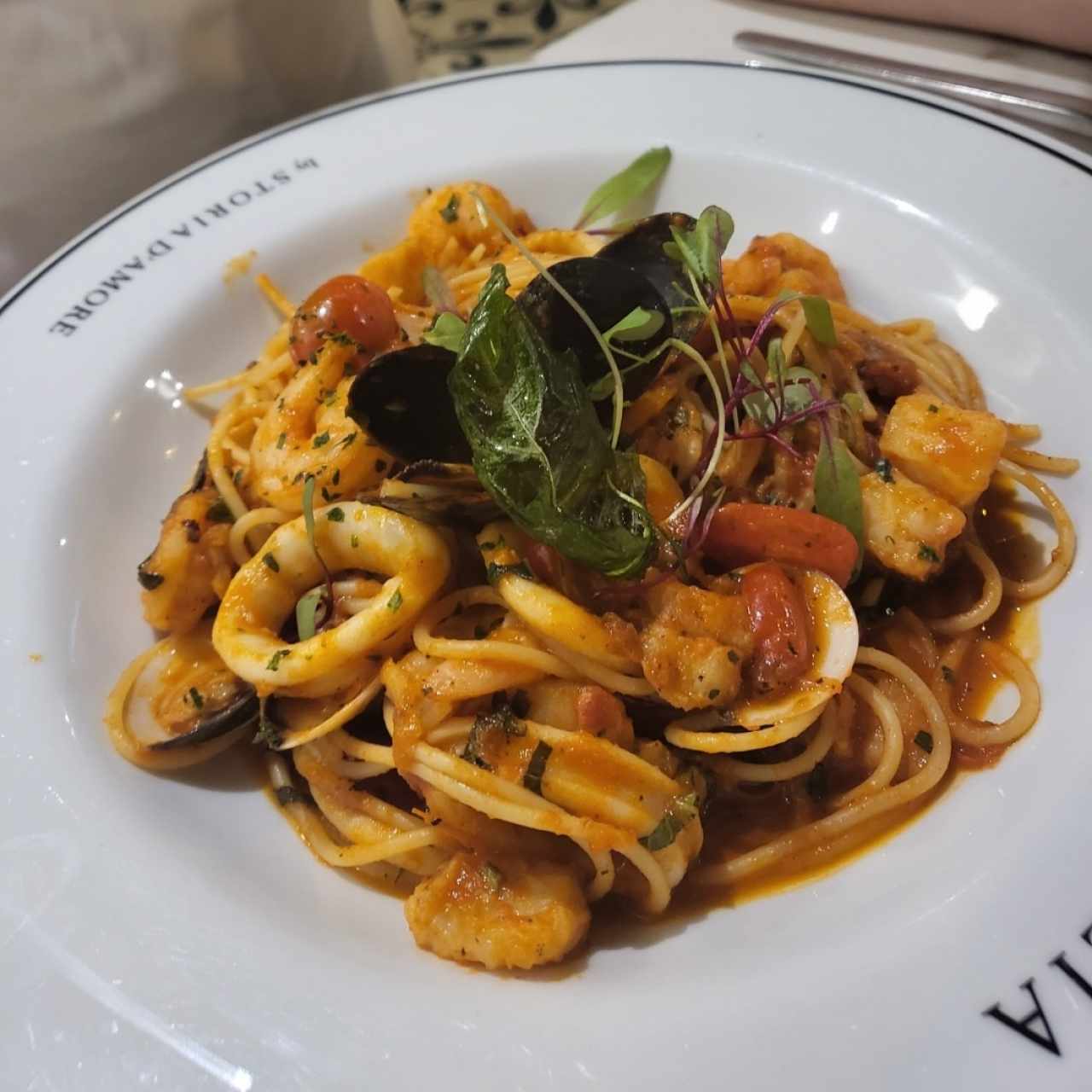 spaghetti frutti di mare