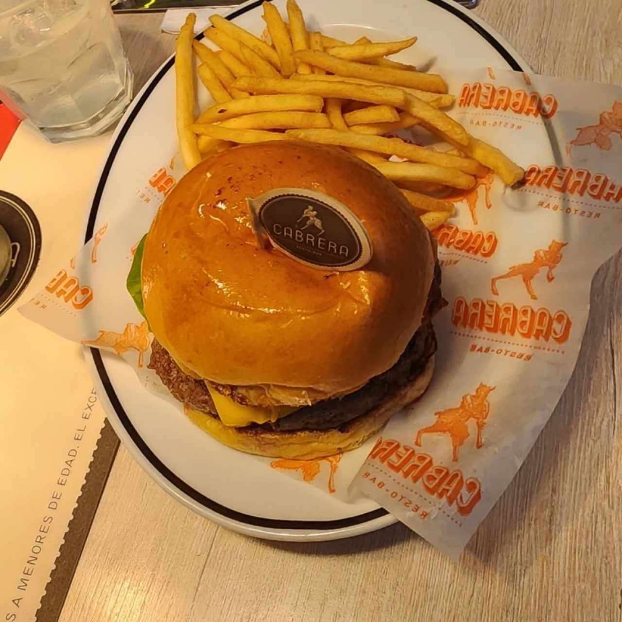 Hamburguesa al Carbon