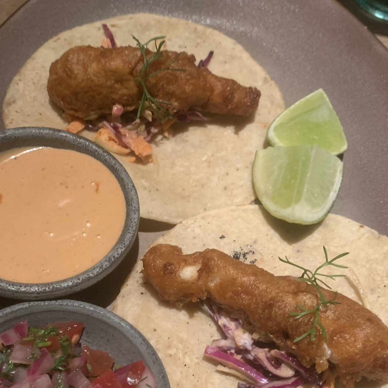 Tacos de pescado