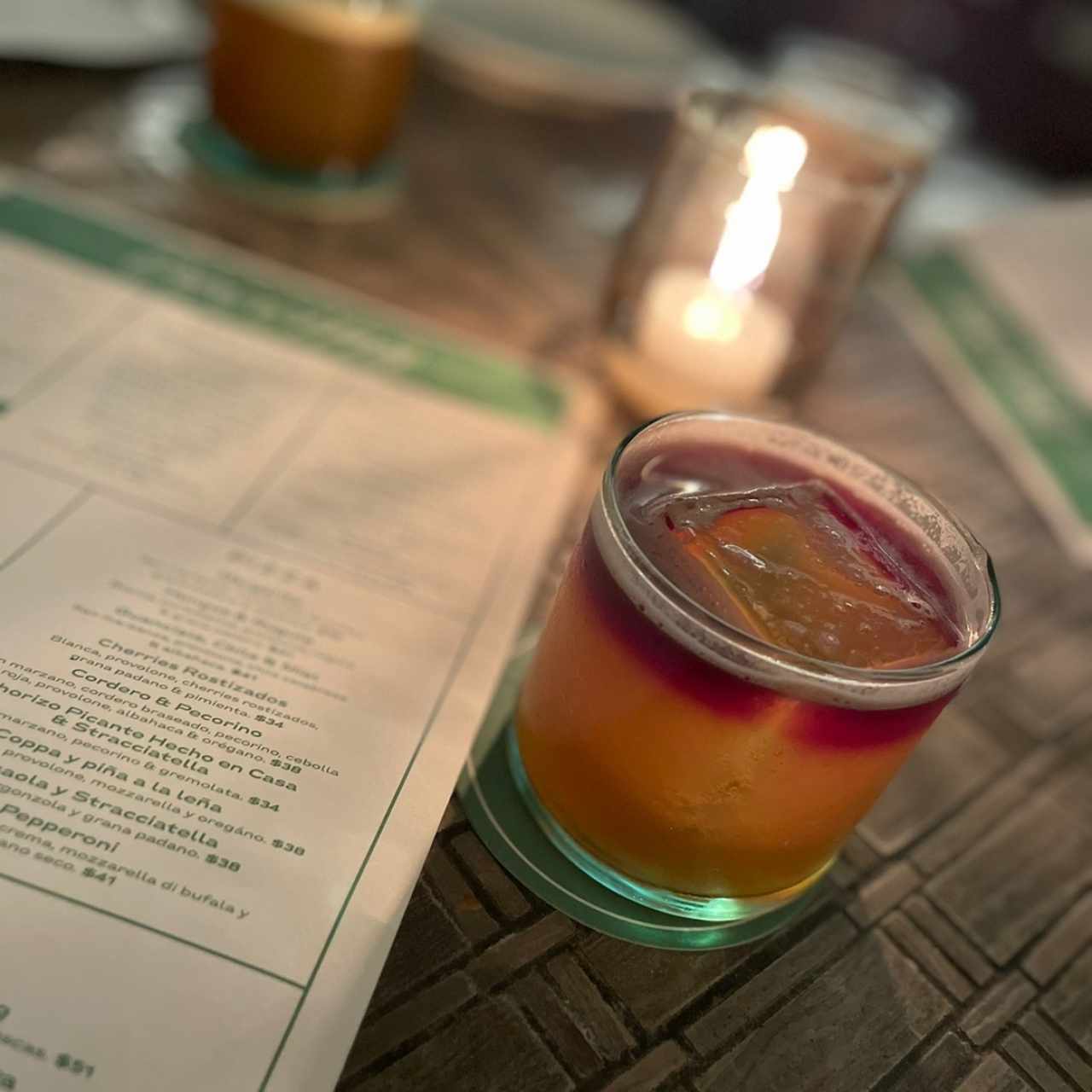 Wiskey con vino tinto 