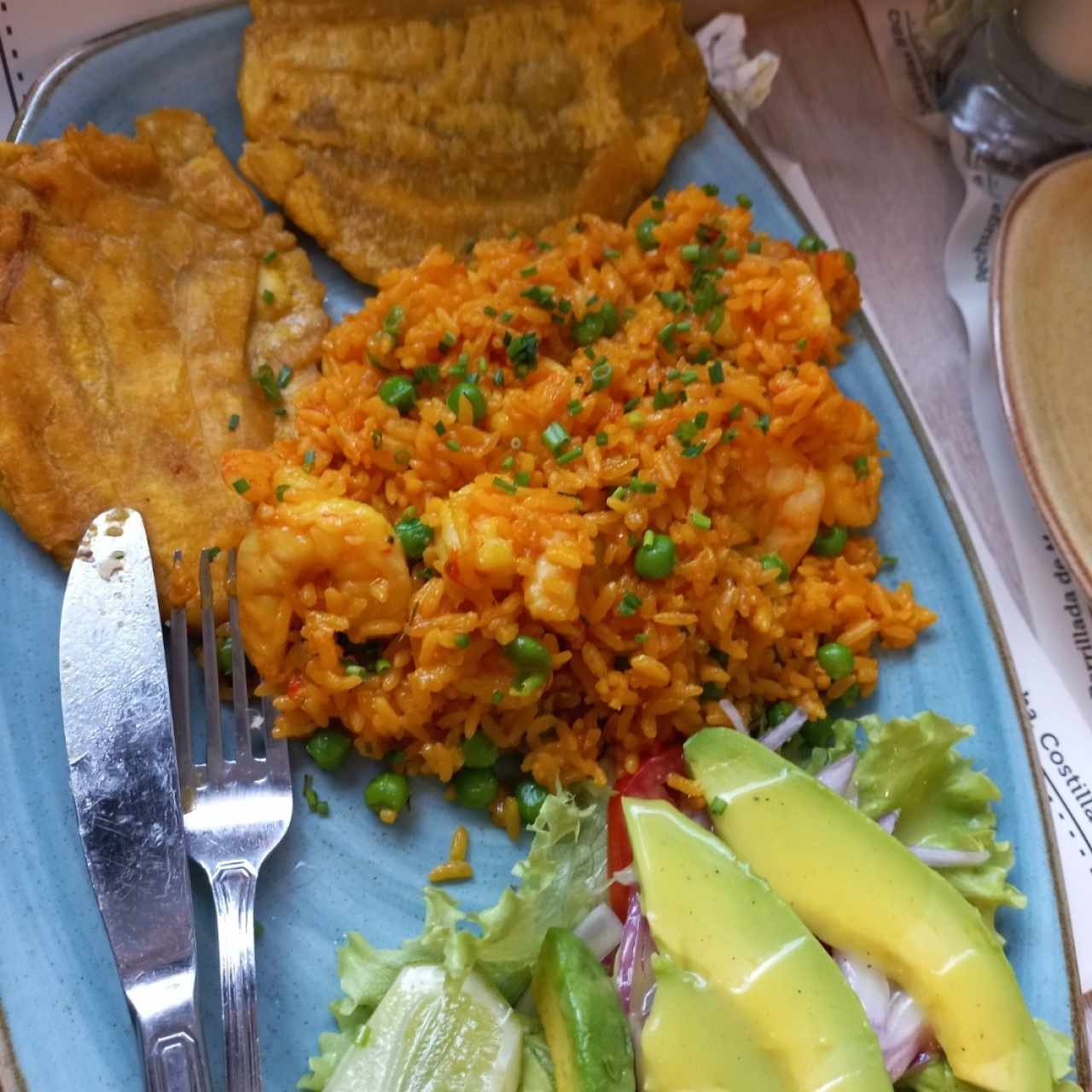 Arroz con camarón 