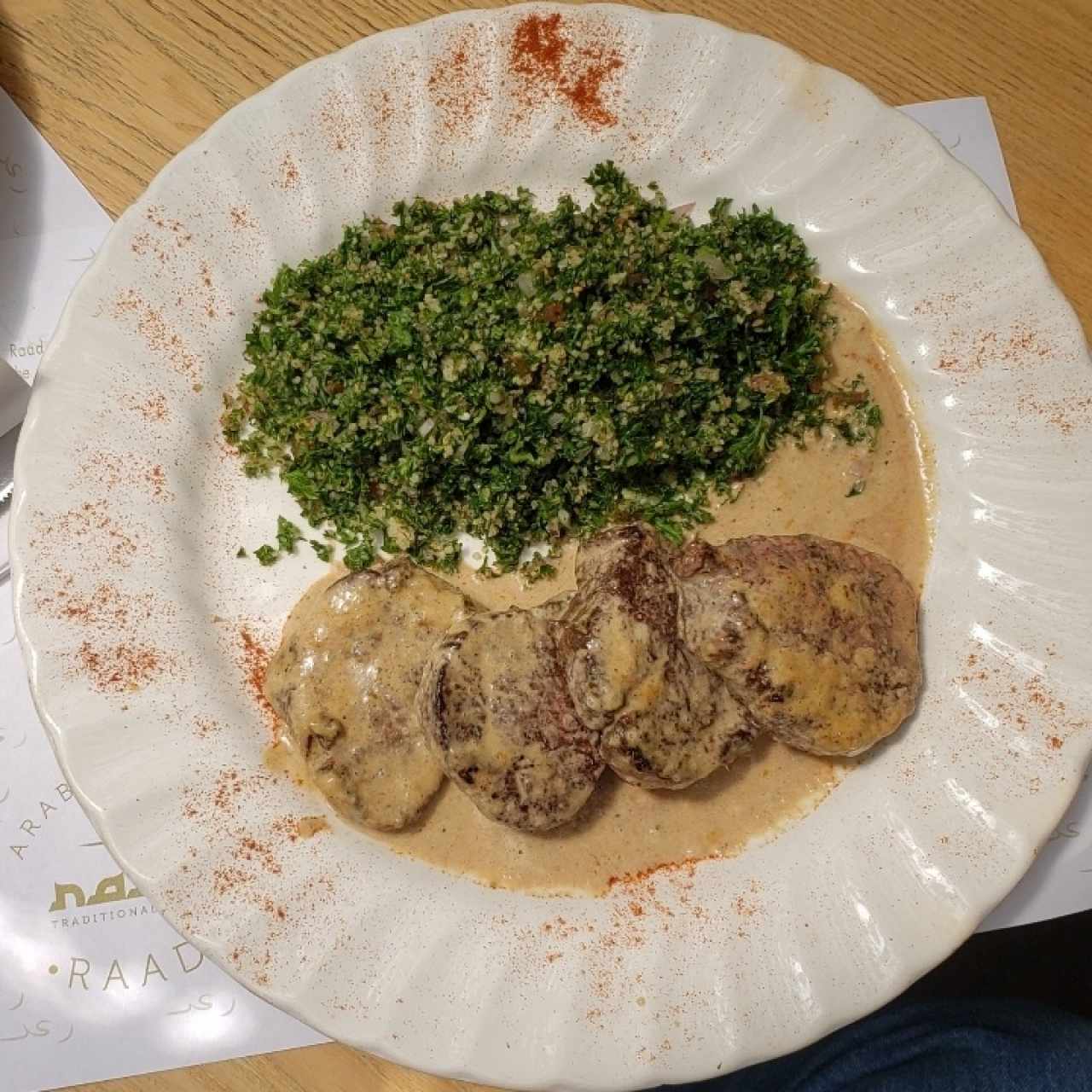 LOMO ARABE PIMIENTA 