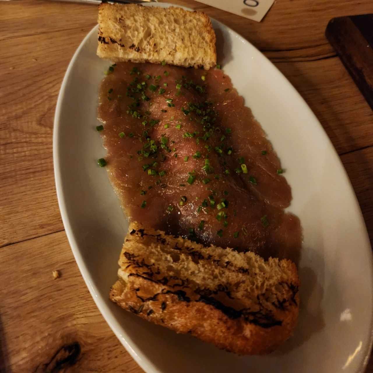 Carpaccio de atún 