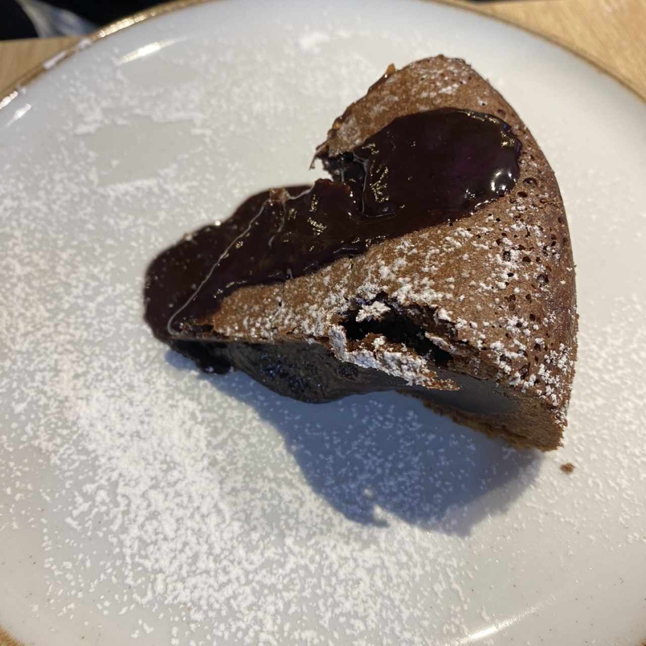 Volcan de chocolate
