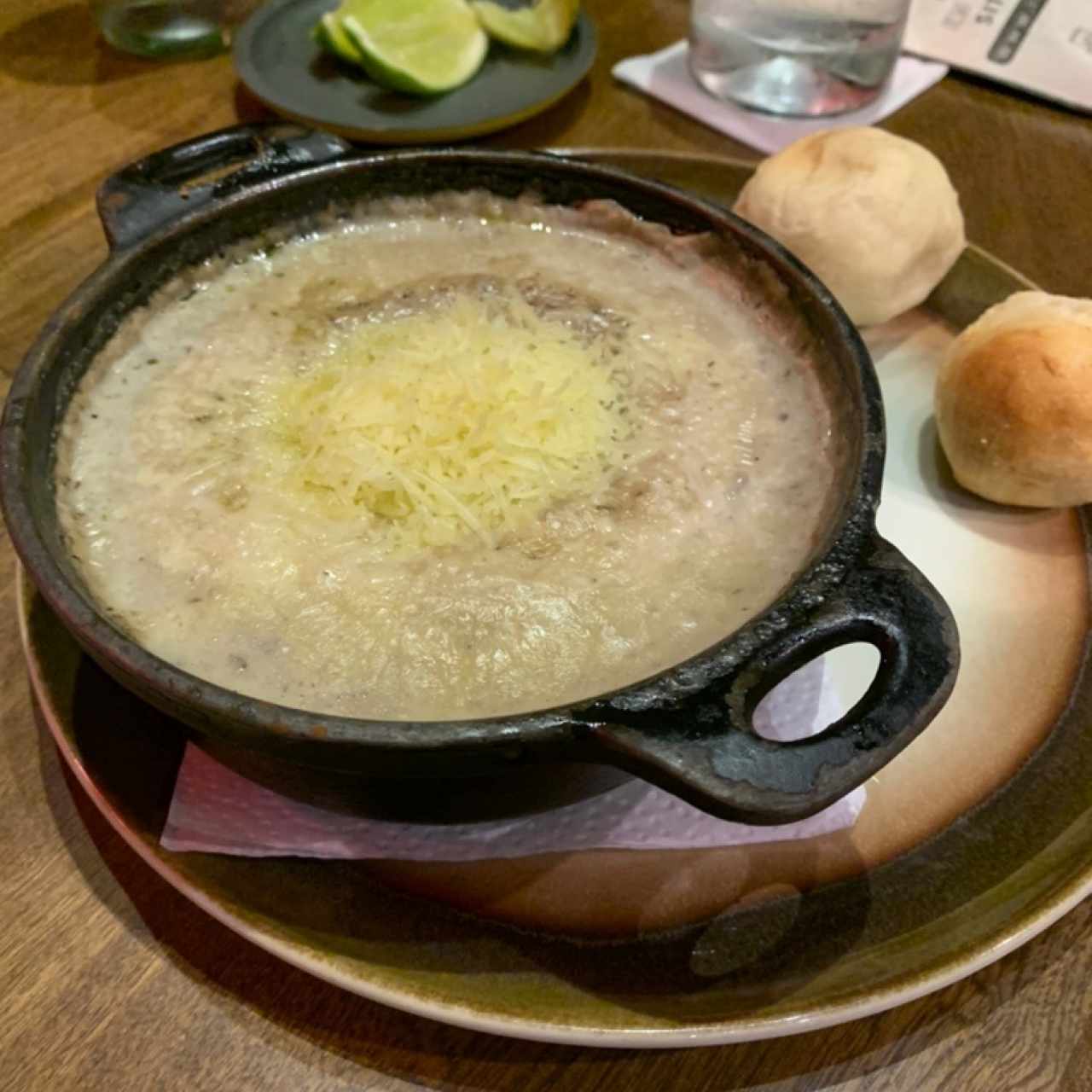 Crema champiñones