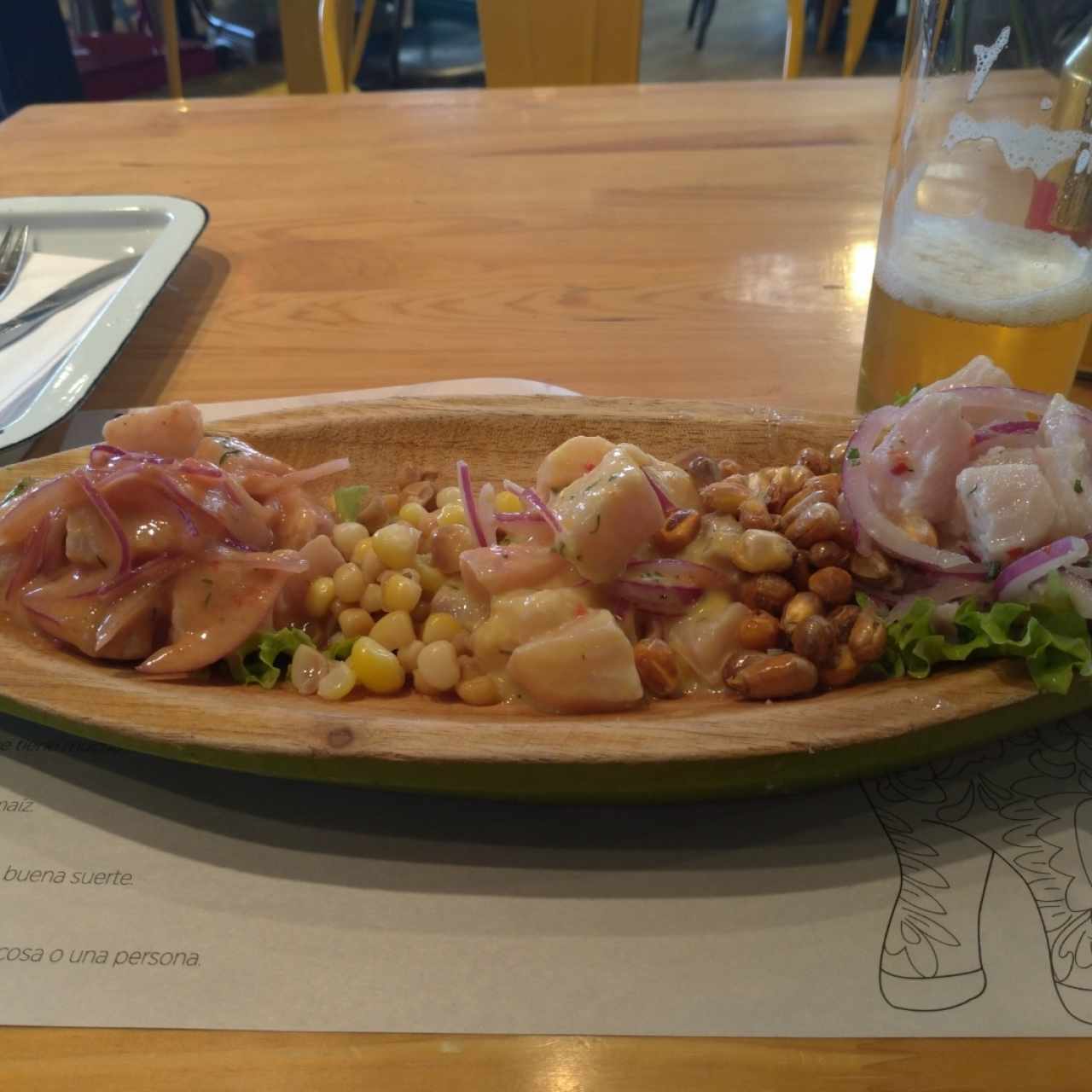 trio de ceviches