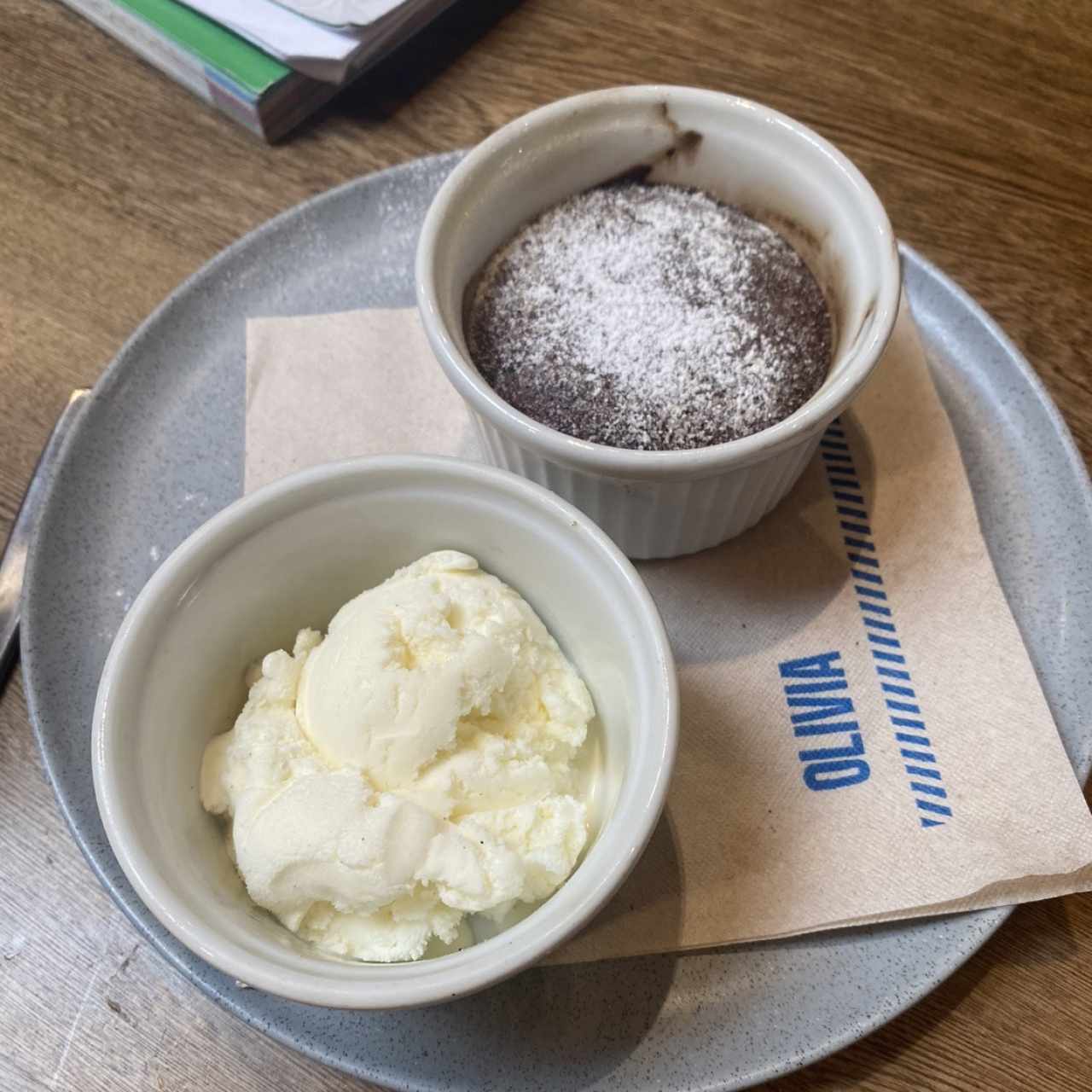 Volcan de chocolate 