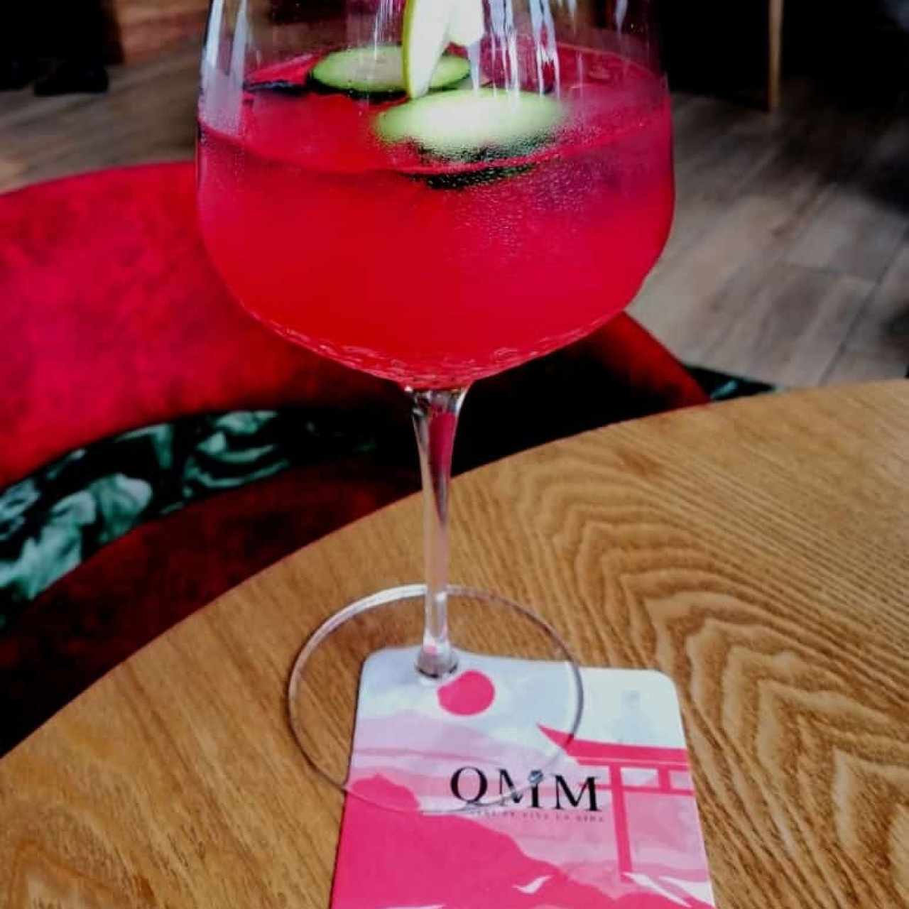 Coctel con ginebra