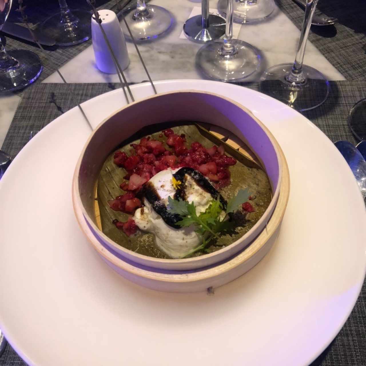 Burrata inspirada en el páramo