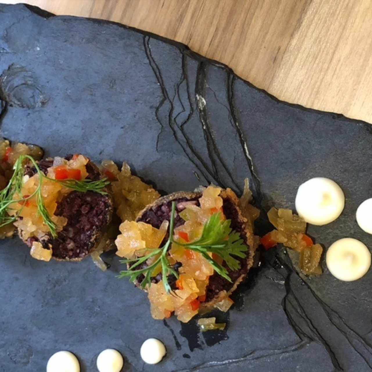 Buñuelos de morcilla 