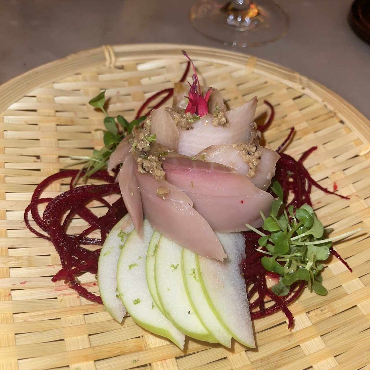 Sashimi de hamashi - no me gusto 