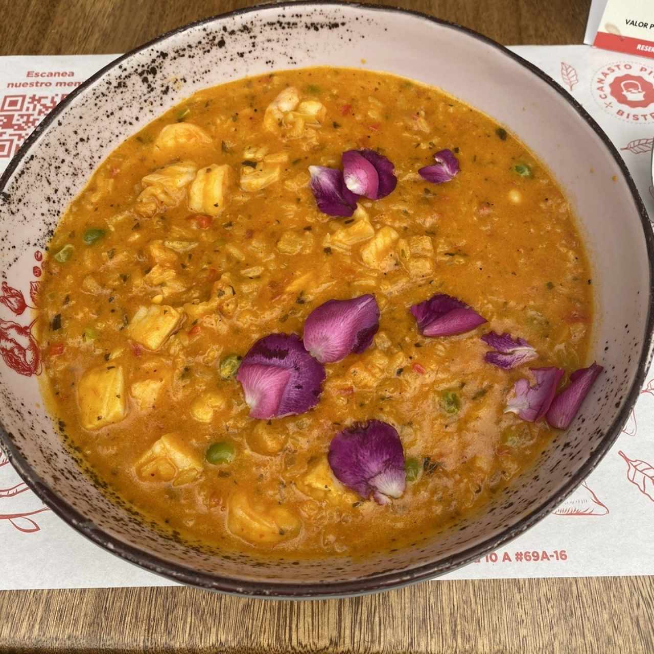 Arroz caldoso del pacifico 