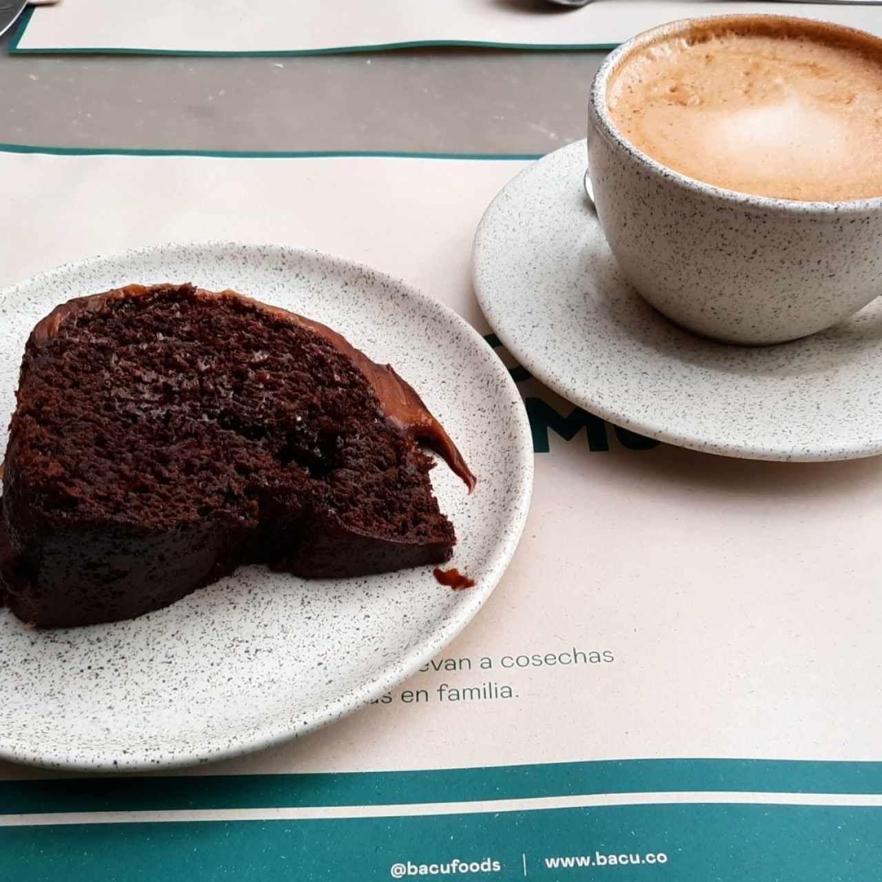 Torta chocolate y dulce de leche