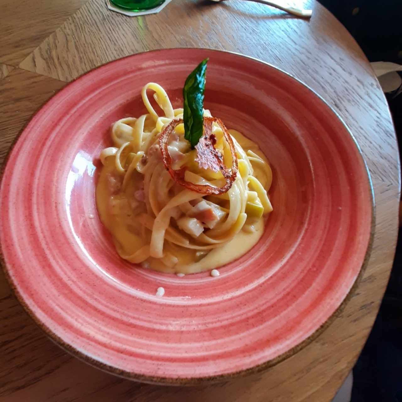 Pasta a la rueda.