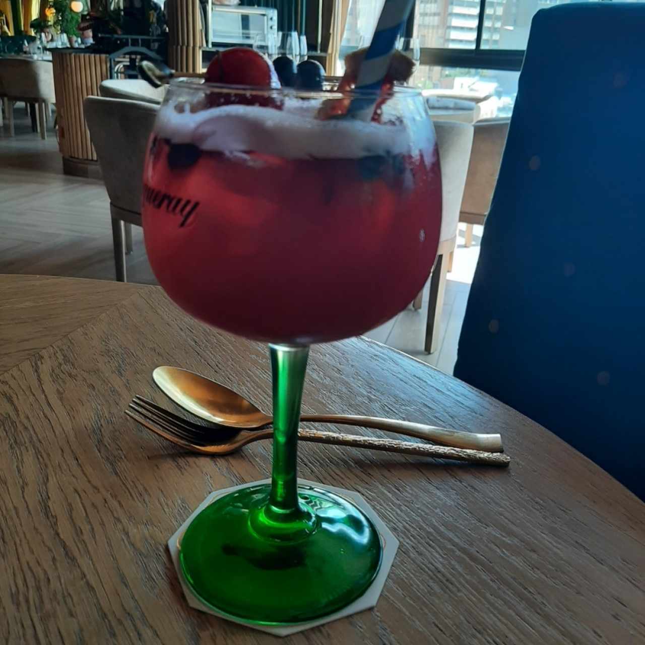 Gassata de frutos rojos.