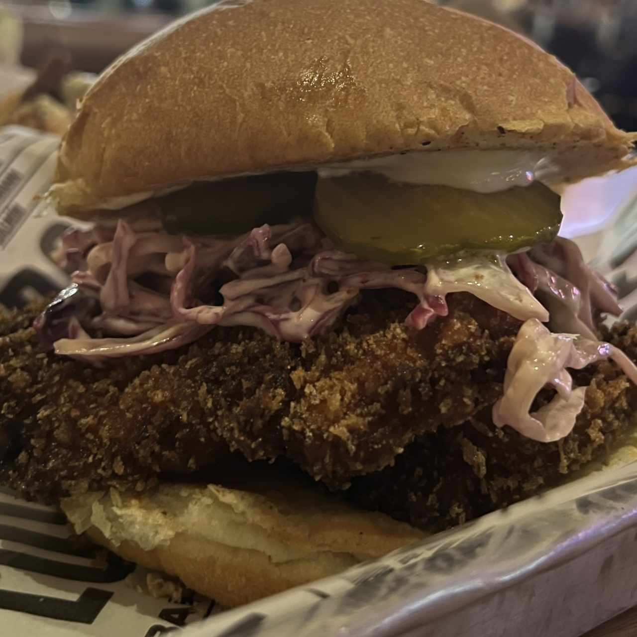 Churrasco de pollo burger